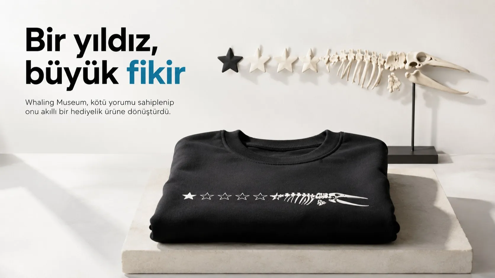 New Bedford Whaling Museum, “Gördüğüm En Kötü Akvaryum” Yorumunu Ürün Koleksiyonuna Dönüştürdü