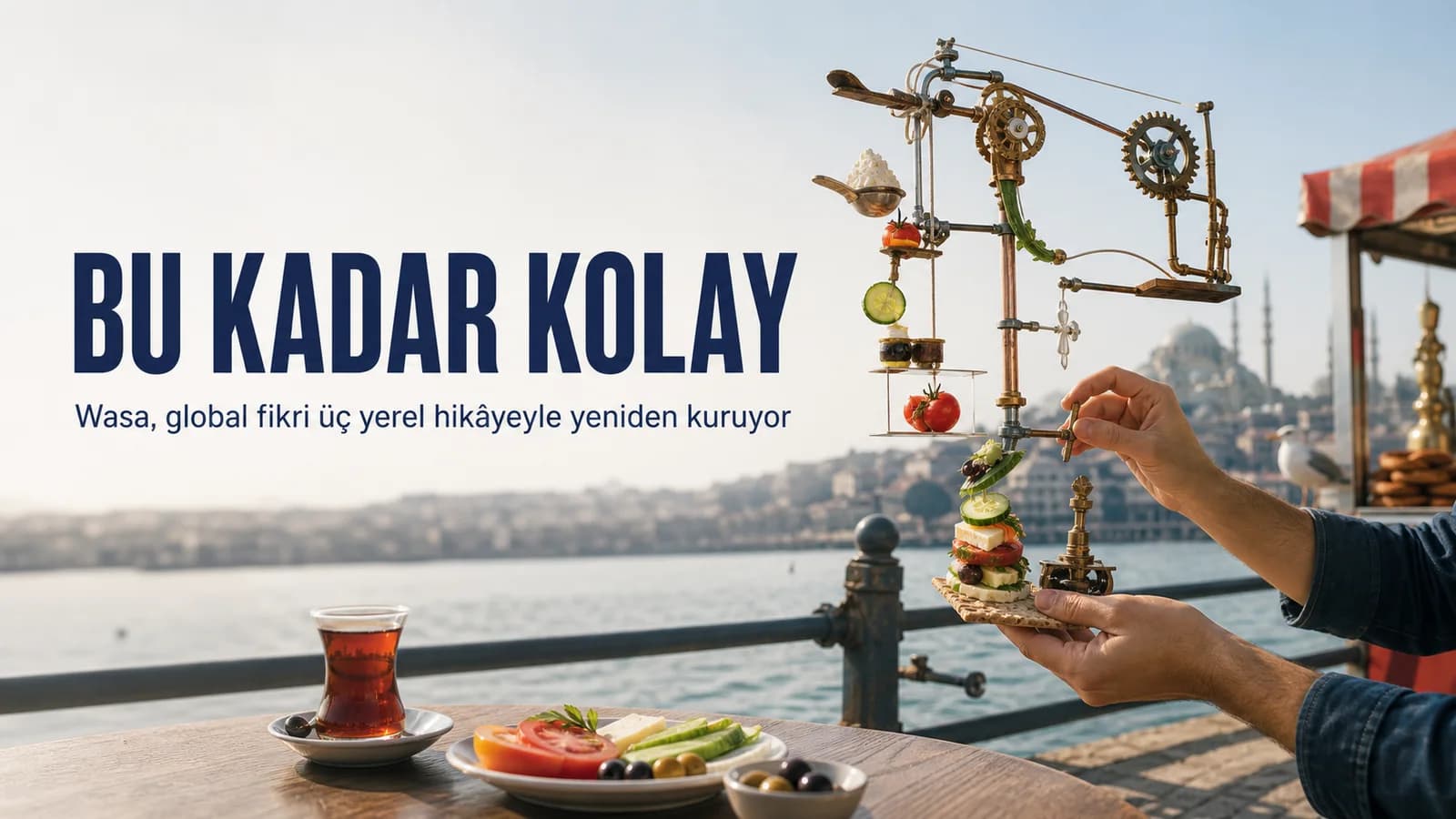 Wasa’nın Bu Kadar Kolay kampanyasındaki yerel mizahı anlatan kapak görseli