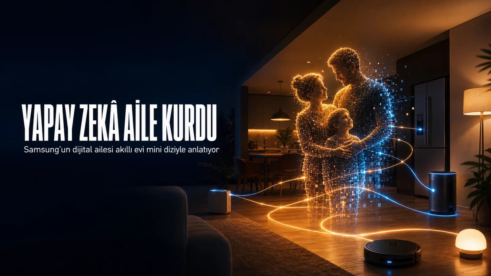 Samsung’un yapay zekâyla oluşturduğu Sung Ailesi mini dizisini anlatan kapak görseli