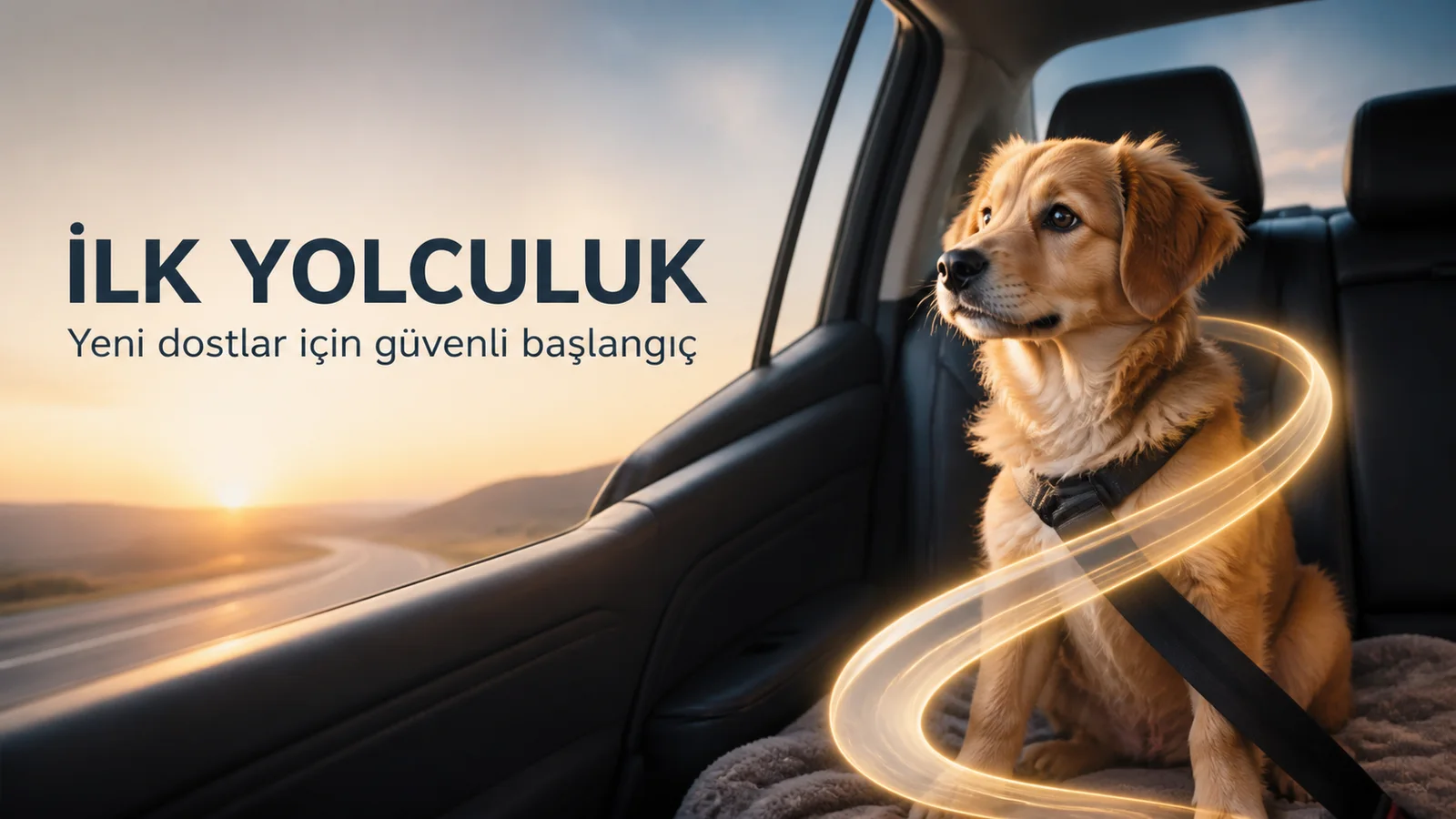 Yeni sahiplenilen bir köpeğin güvenli otomobil yolculuğunu anlatan İlk Yolculuk kapağı
