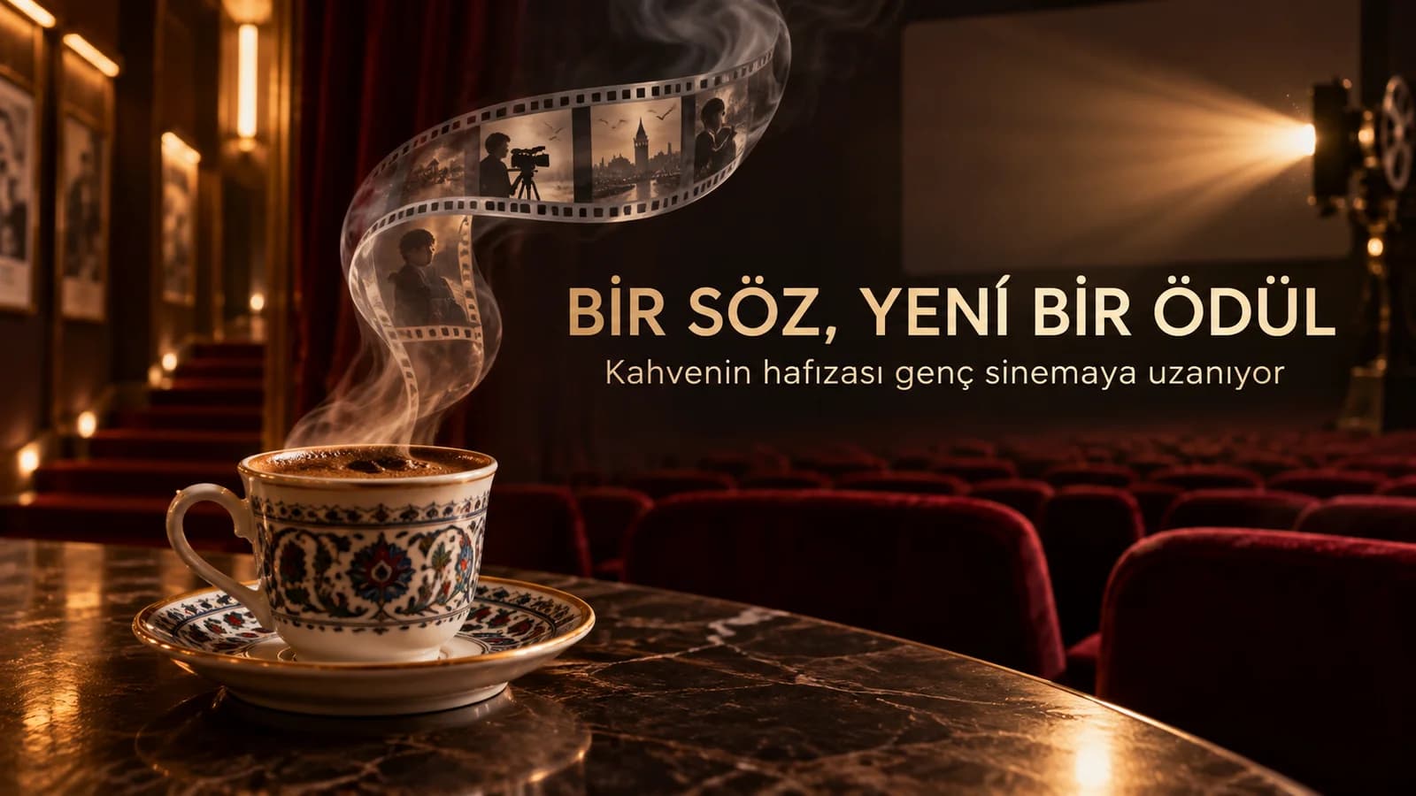 Türk kahvesi buharının sinema filmine dönüştüğü genç sinemacılar ödülü editoryal kapağı